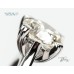  Годежен Пръстен 18К Бяло Злато със  Сертификат IGI  Bloom Jewellery